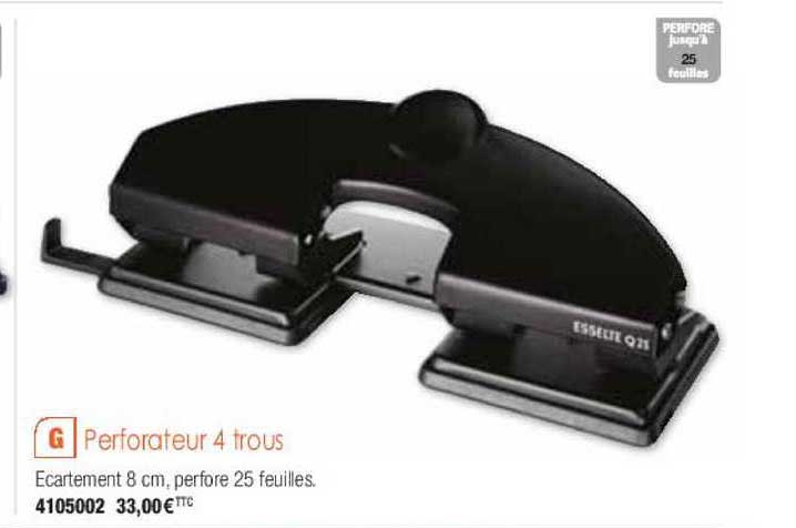 perforateur 4 trous