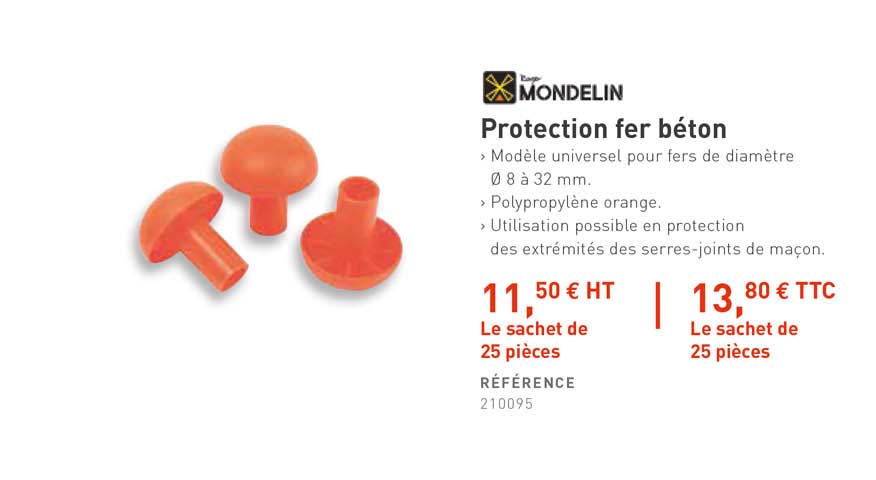 protection fer béton mondelin