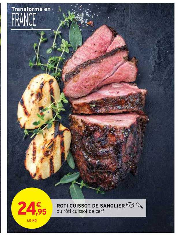 rôti cuissot de sanglier