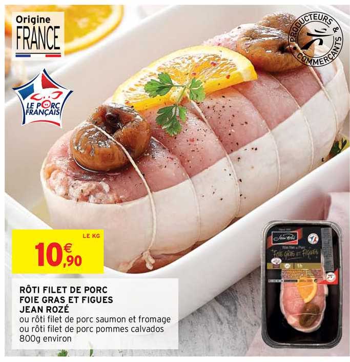 rôti filet de porc foie gras et figues jean rozé