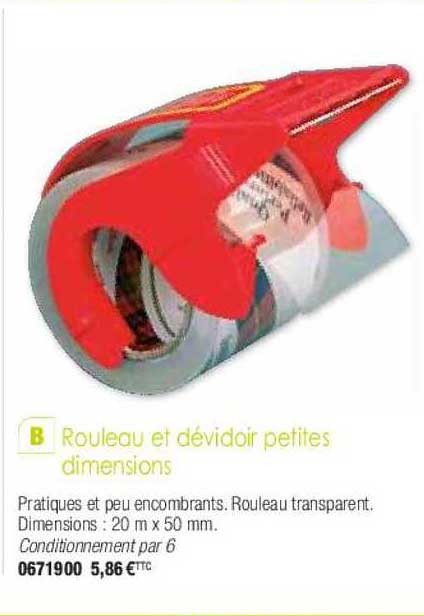 rouleau et dévidoir petites dimensions