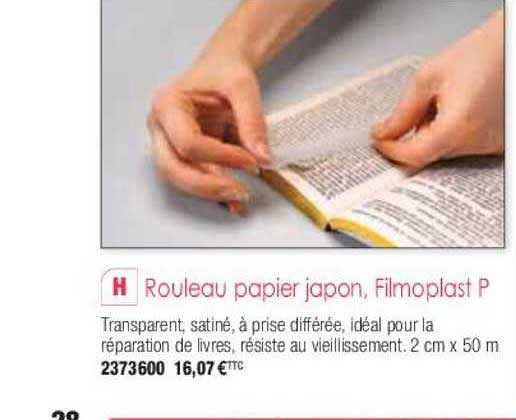 rouleau papier japon filmoplast p