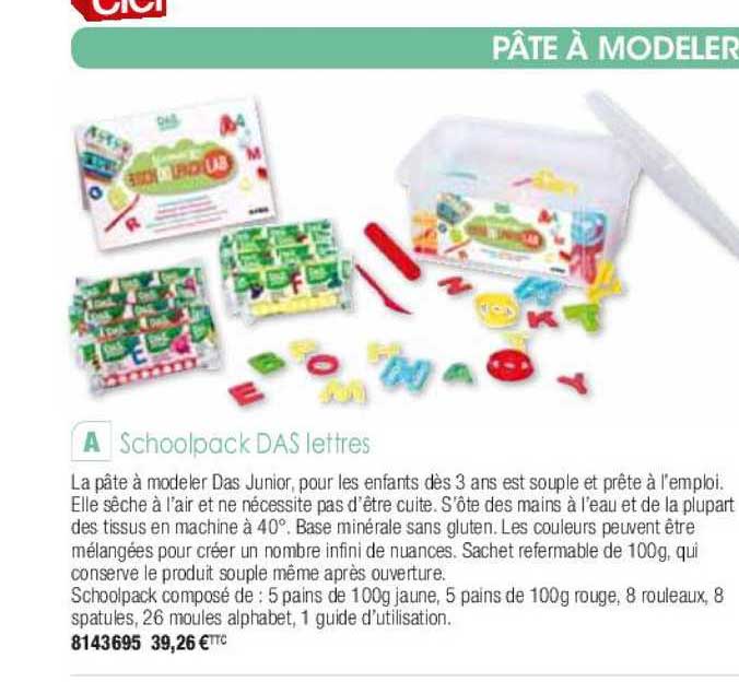 schoolpack das lettres