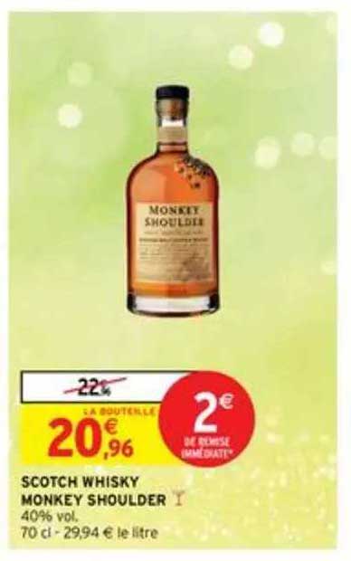 scotch whisky monkey shoulder