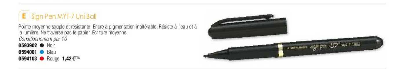sign pen myt-7 uni ball