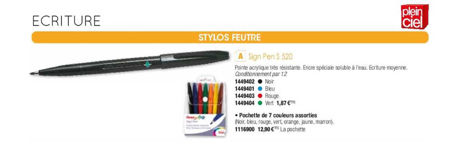 sign pen s 520