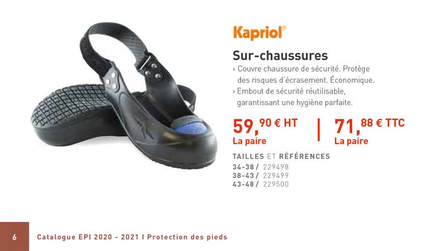 sur-chaussures kapriol
