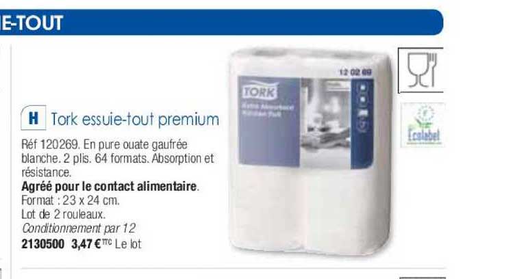 tork essuie-tout premium