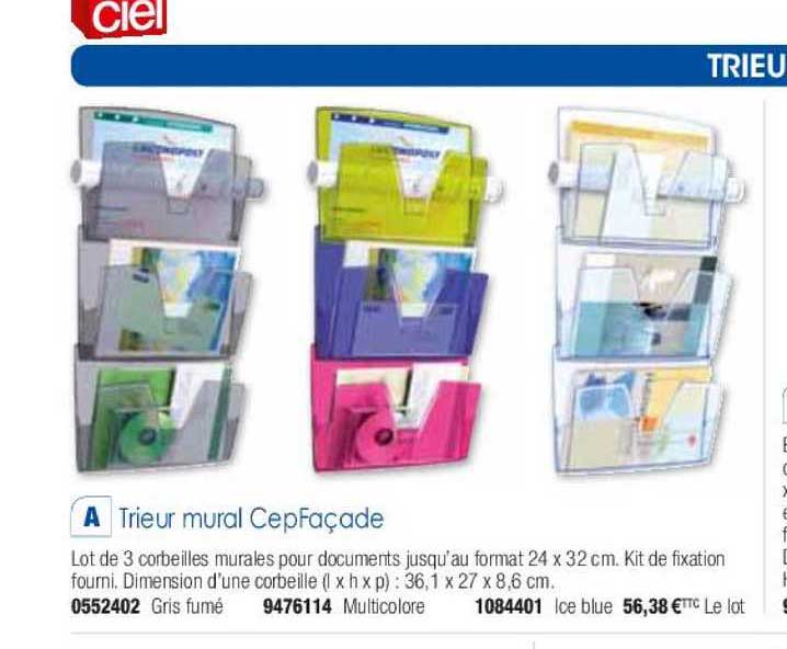 Trieur Mural Cepfaçade