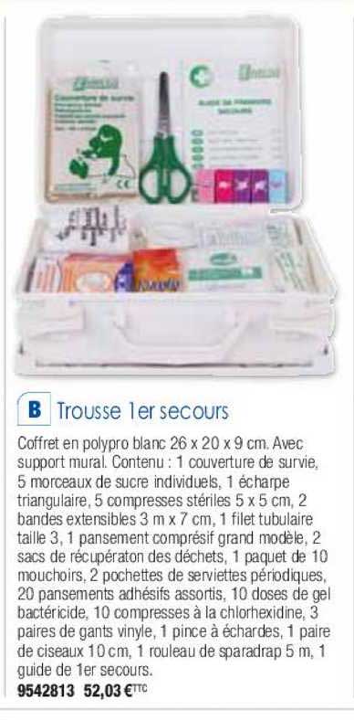 trousse 1er secours