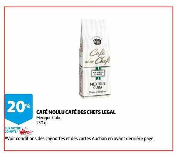 café moulu café des chefs legal