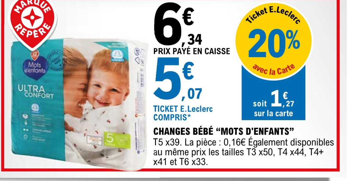 changes bébé mots d'enfants