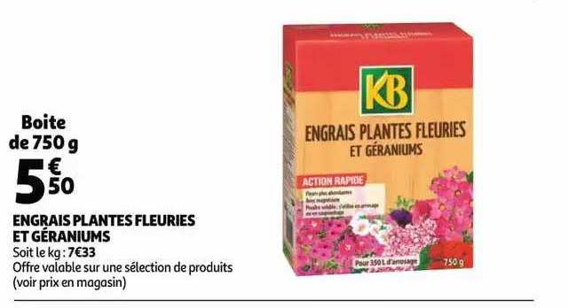 engrais plantes fleuries et géraniums kb