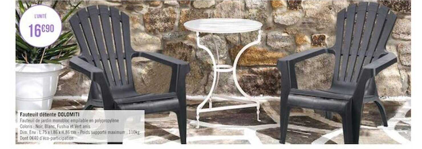 Fauteuil Détente Dolomiti