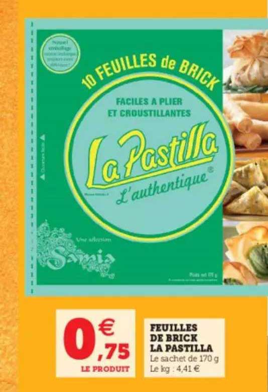 feuilles de brick la pastilla