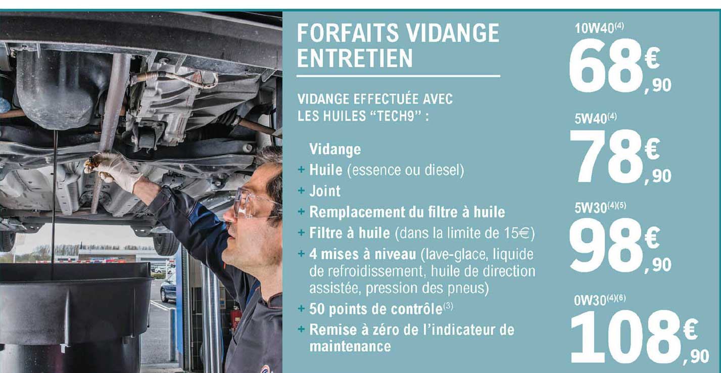 forfaits vidange entretien
