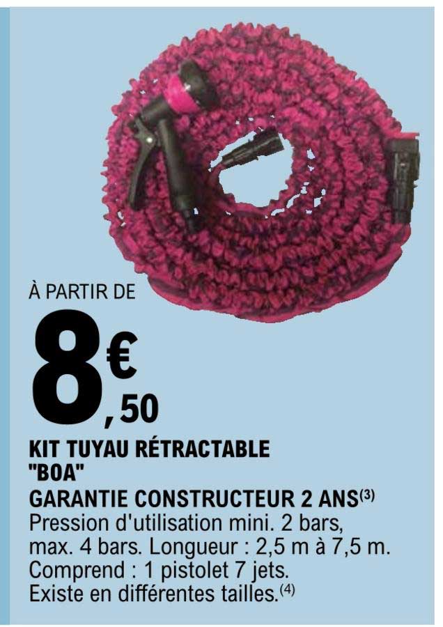 kit tuyau rétractable boa