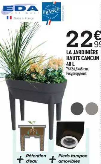la jardinière haute cancun 48 l eda