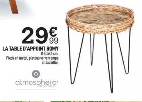la table d'appoint romy