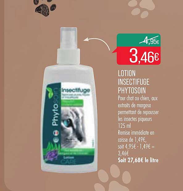 lotion insectifuge phytosoin