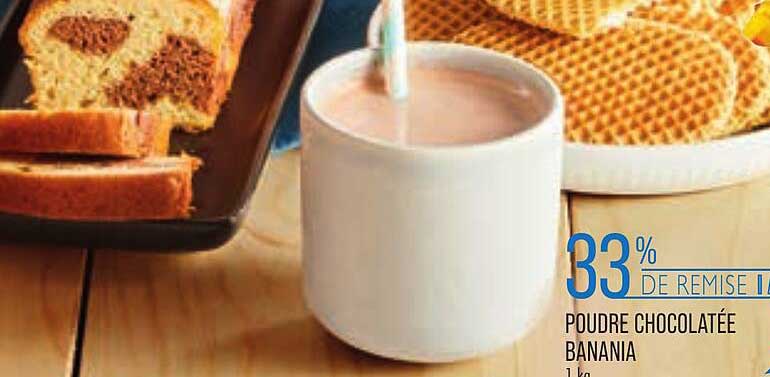 poudre chocolatée banania 33% de remise immédiate