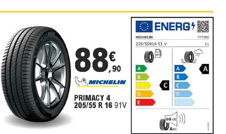 primacy 4 205 55 r 16 91v michelin