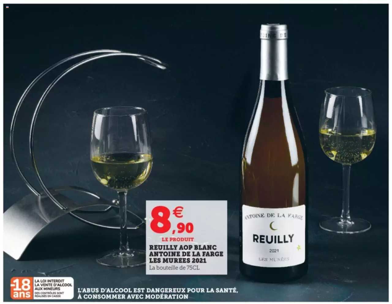 reuilly aop blanc antoine de la farge les murées 2021