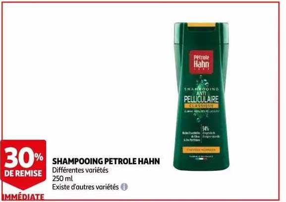 Shampooing Petrole Hahn 30% De Remise Immédiate