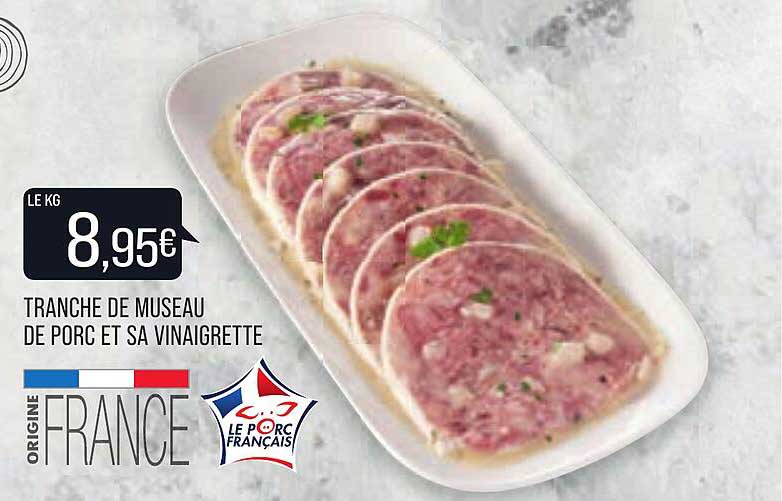 Tranche De Museau De Porc Et Sa Vinaigrette
