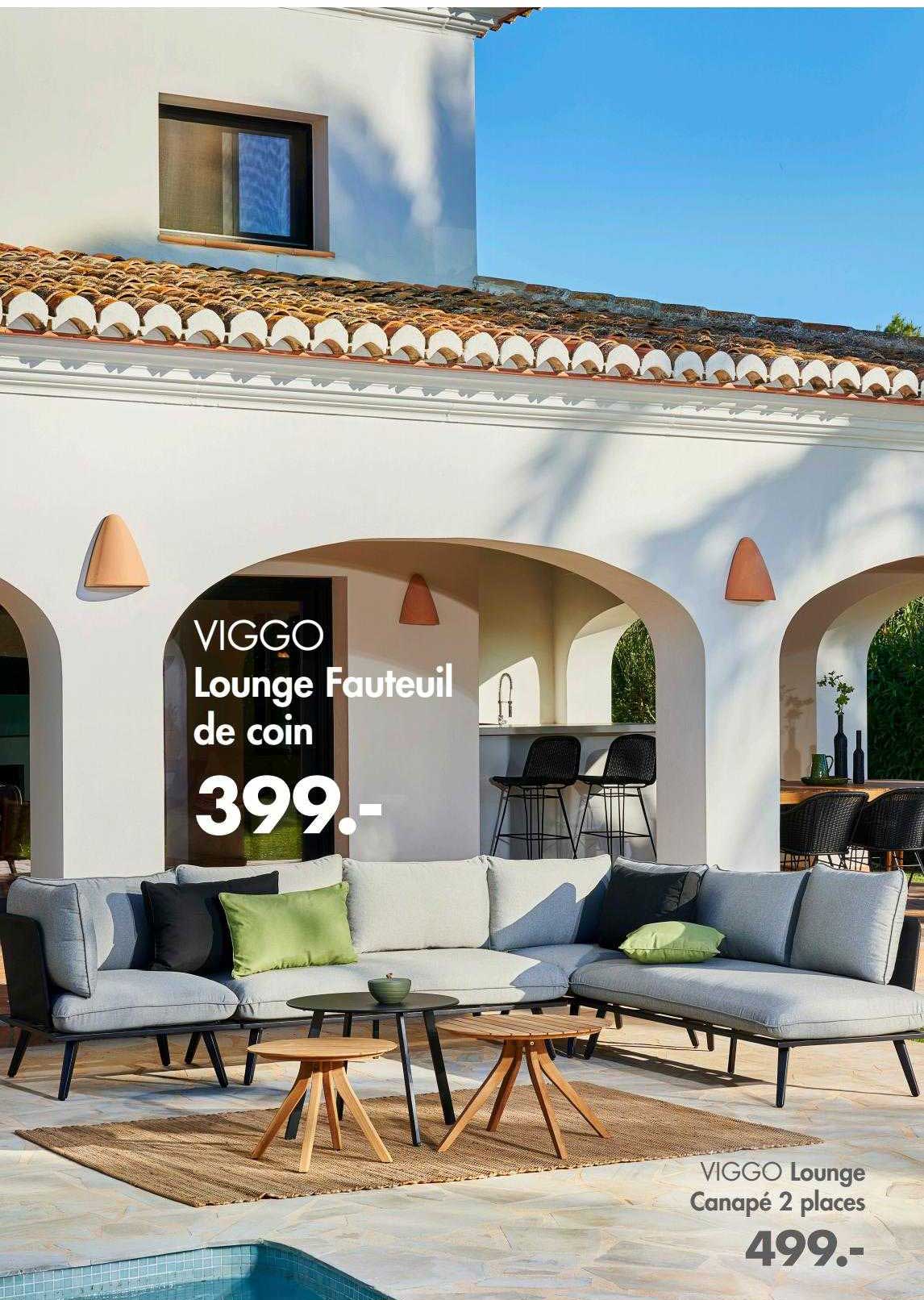 Viggo Lounge Fauteuil De Coin Viggo Lounge Canapé 2 Places