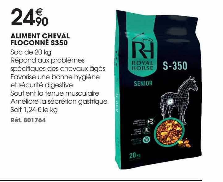 aliment cheval floconné s350 royal horse