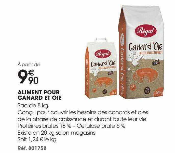 aliment pour canard et oie