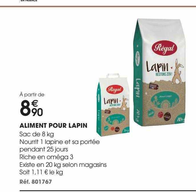 aliment pour lapin régal