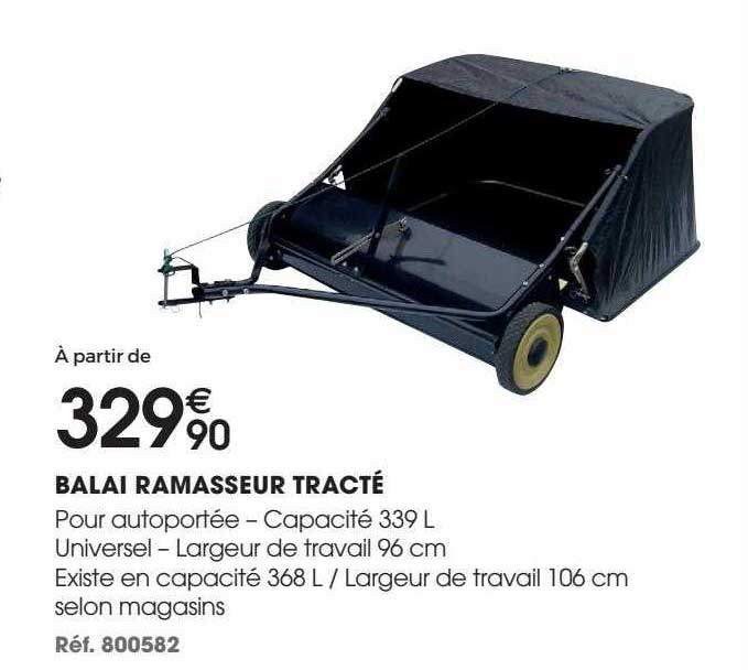 balai ramasseur tracté