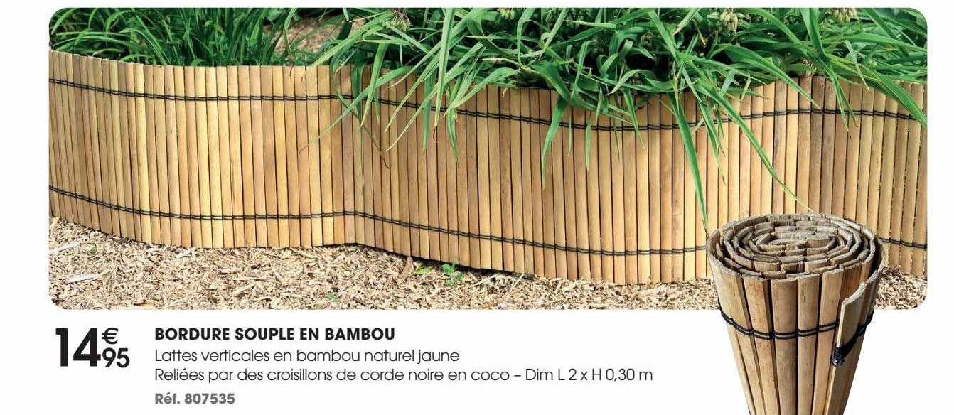 Bordure Souple En Bambou