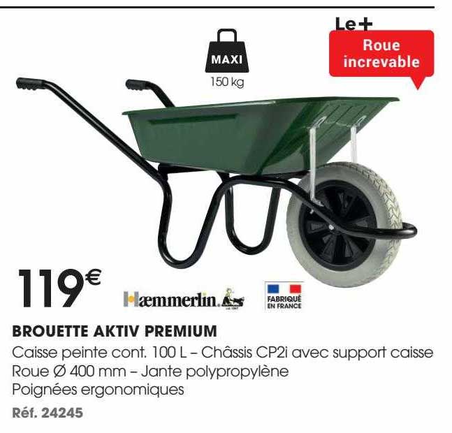 brouette aktiv premium