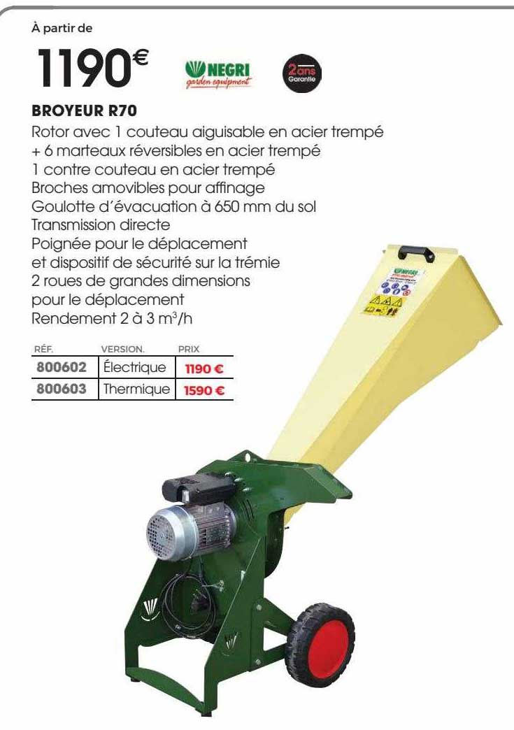 broyeur r70 negri