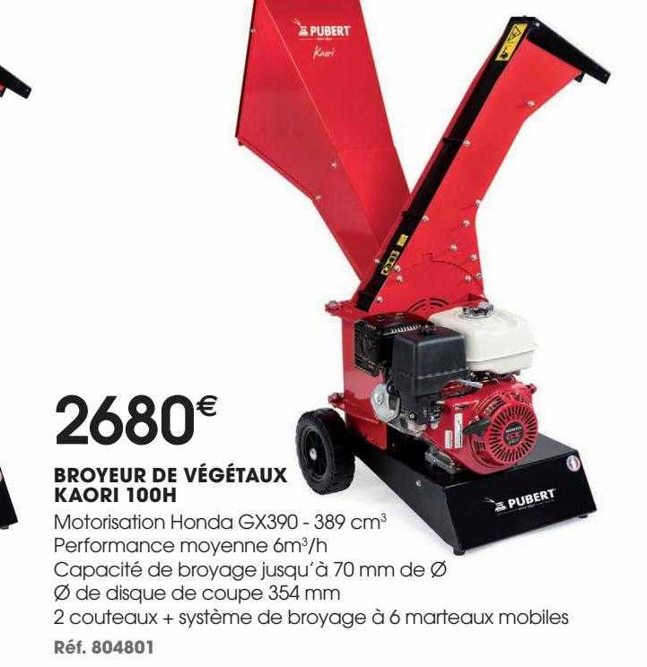 broyeur thermique kaori 100h pubert