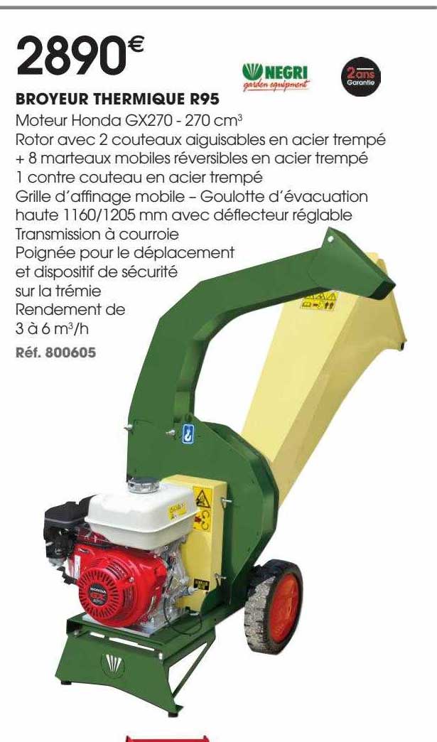 broyeur thermique r95 negri