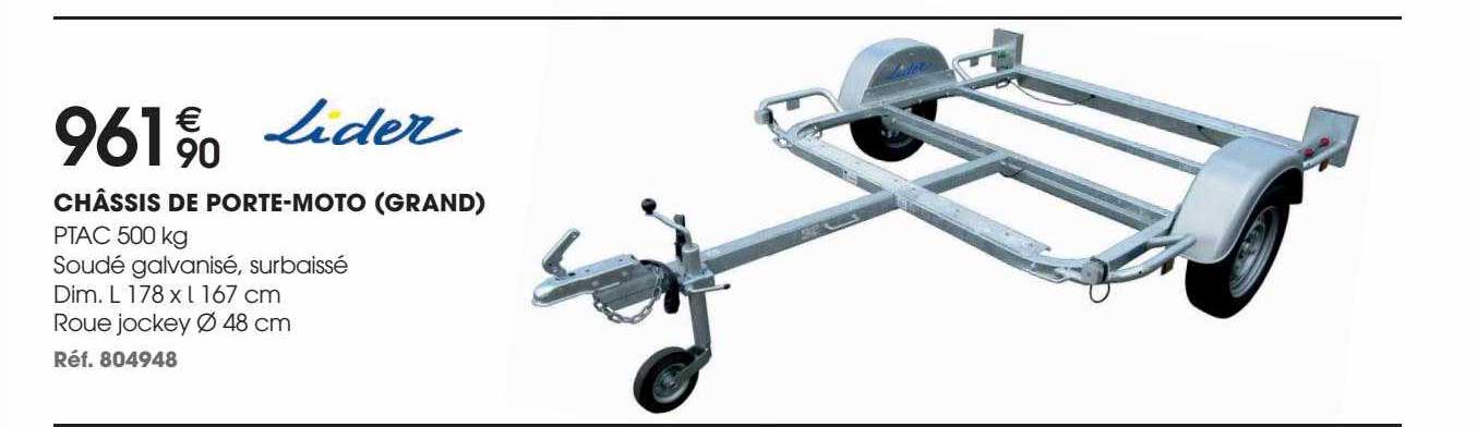 châssis de porte-moto lider (grand)