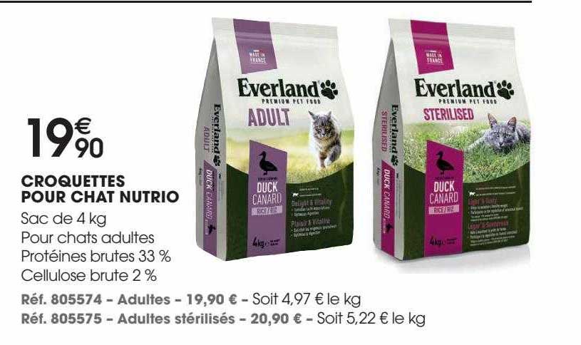 Croquettes Pour Chat Nutrio Everland