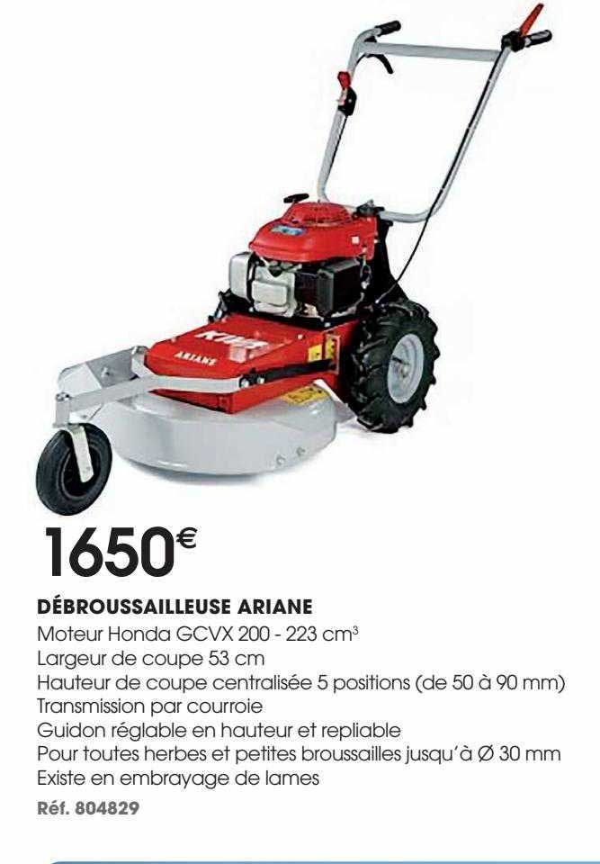 débroussailleuse ariane