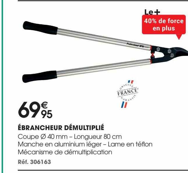 ébrancheur démultiplié