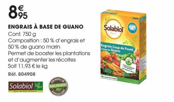 engrais à base de guano solabiol