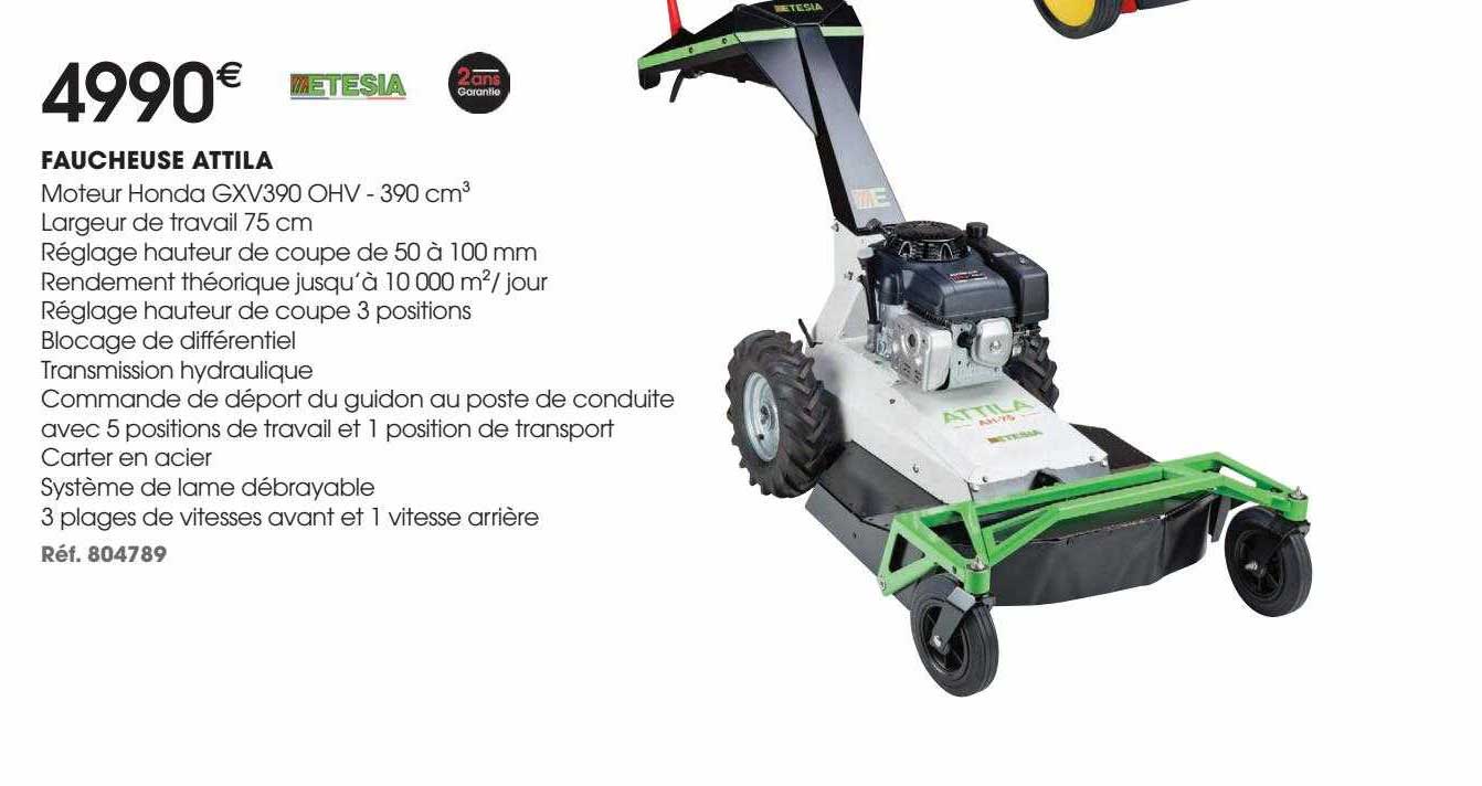 faucheuse attila etesia