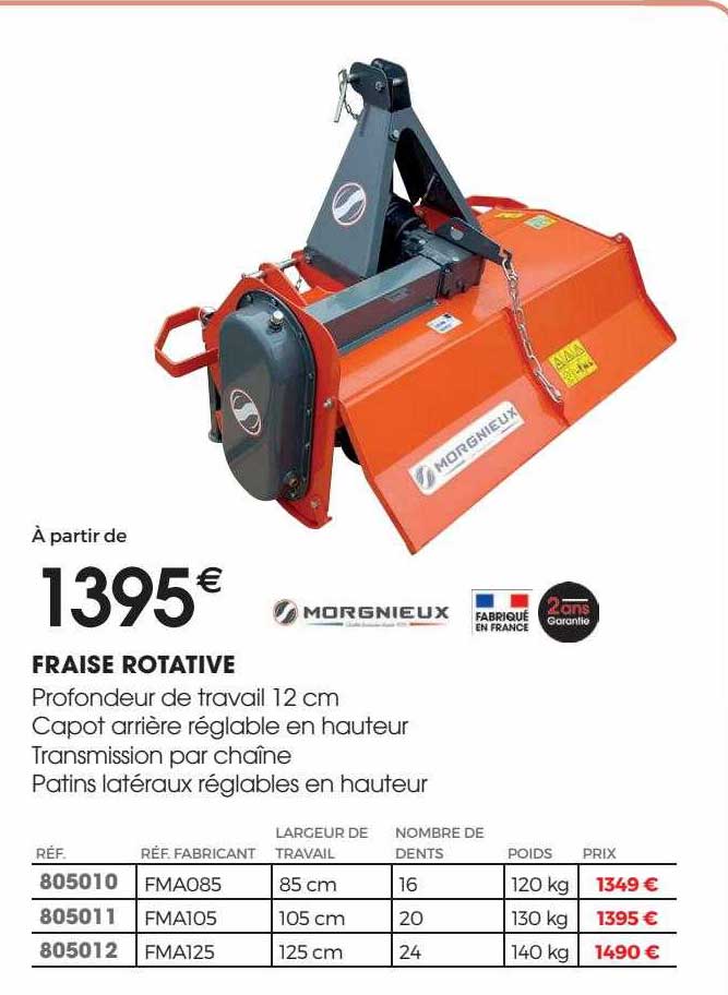 fraise rotative morgnieux
