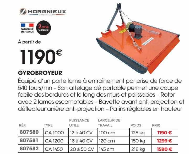gyrobroyeur morgnieux