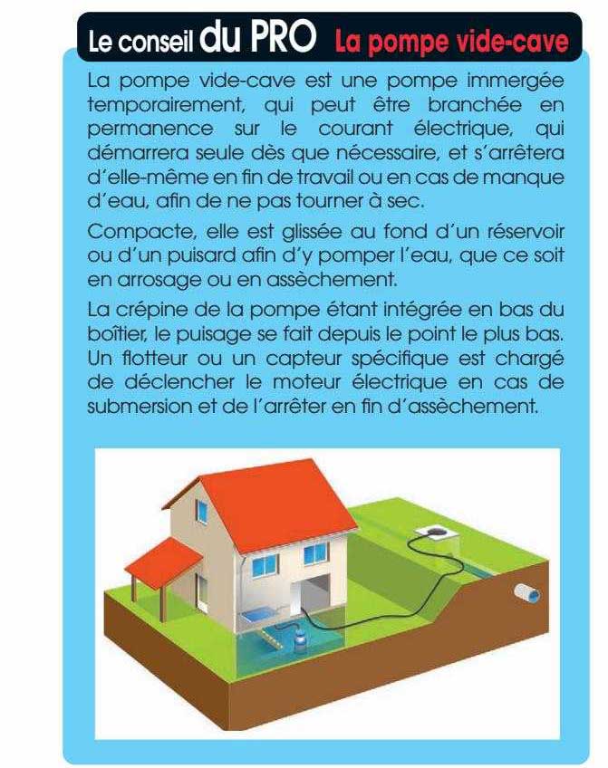 la pompe vide-cave