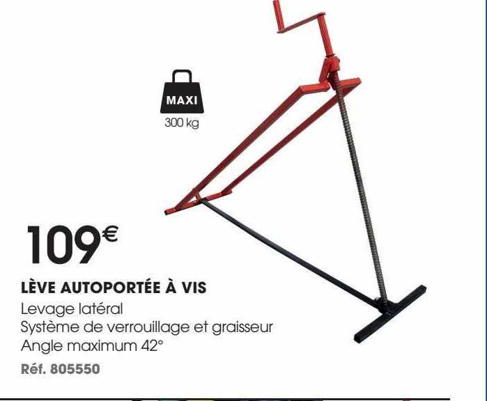 lève autoportée à vis