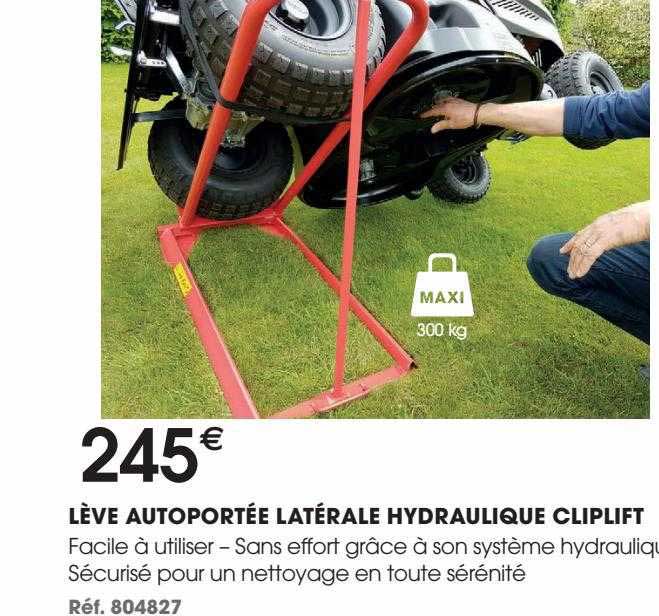 lève autoportée latérale hydraulique cliplift